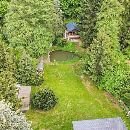 Apartamento Tiny House Am Teich Garnsdorf Exterior foto