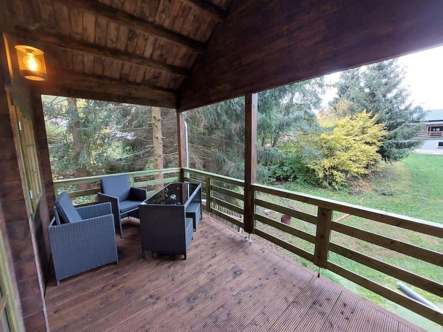 Apartamento Tiny House Am Teich Garnsdorf Exterior foto